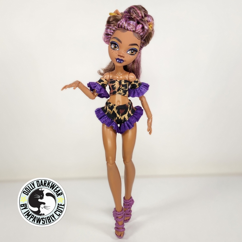 🎨 For G3 Monster High Clawdeen Wolf- Sweetheart Set